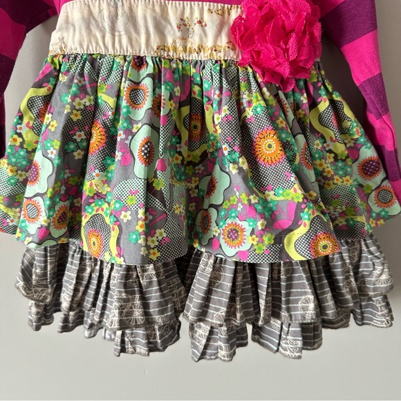 2T Giggle Moon Eternal Bliss Twirl Ruffle Long Sleeve Fall Dress & Legging Set - Picture 4 of 15